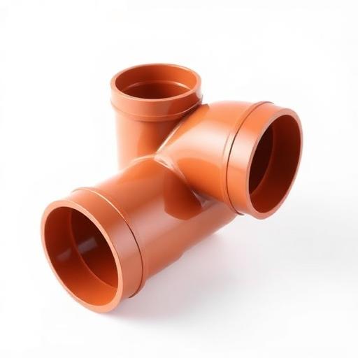 Codo 87.5° Para Tubo Bajada Aguas Lluvias Marrón - Canaletas PVC para uso industrial